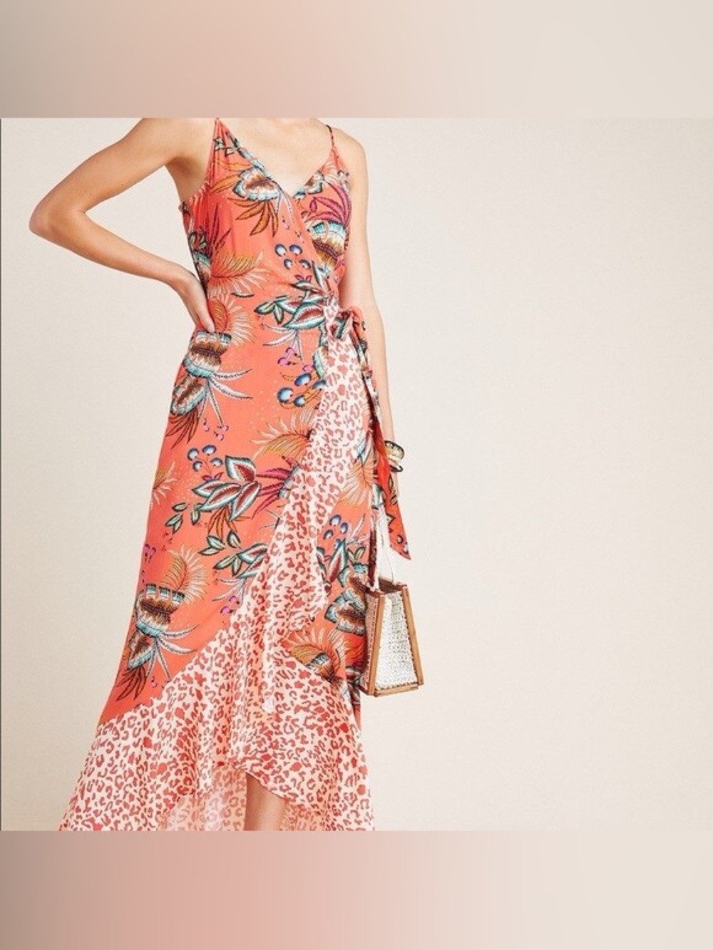 Farm Rio for Anthropologie Musette Maxi Dress size large